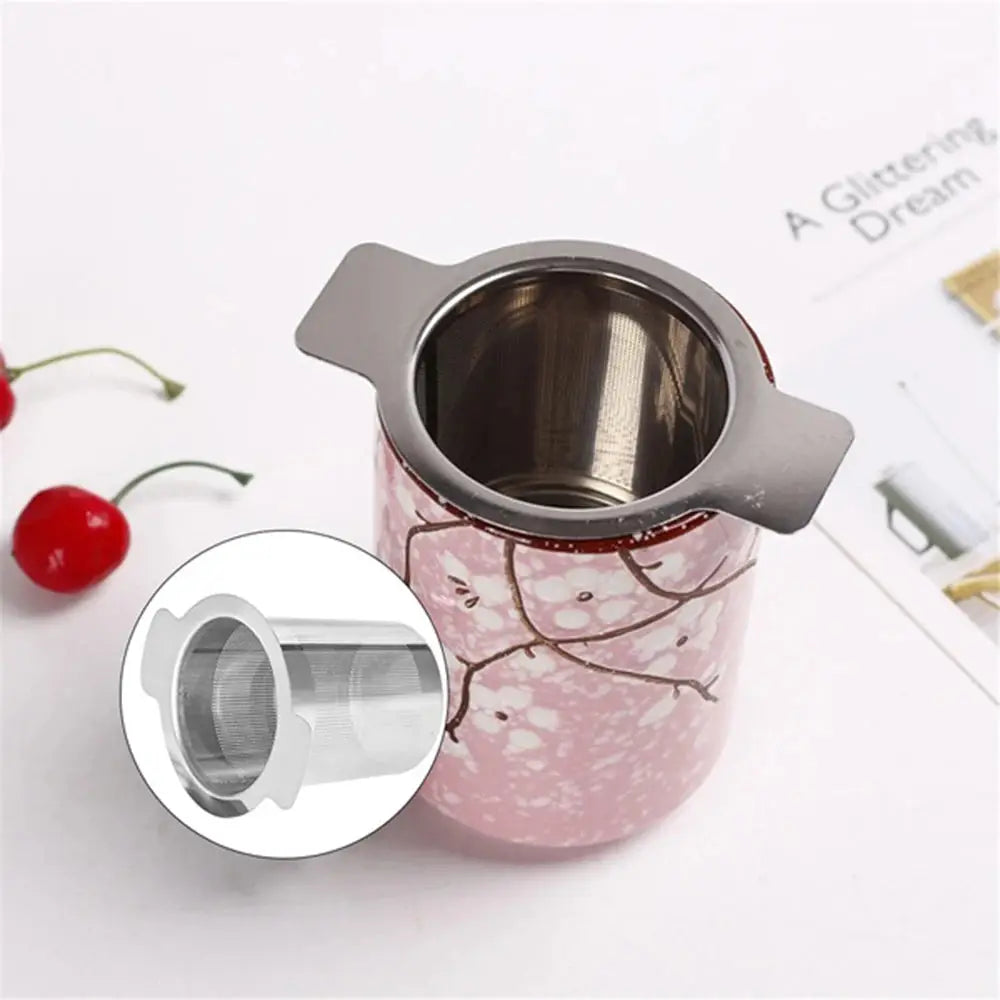 Premium Stainless Steel Tea Infuser with Cover | Leak-Free Tea Filter Accessory